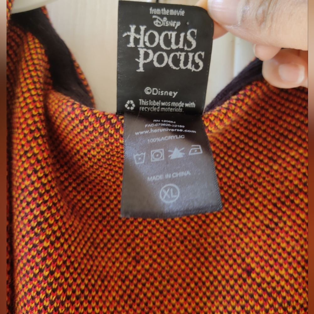 Her Universe Disney Hocus Pocus Dani Hooded Fringe Halloween Cardigan XL NWOT - Picture 13 of 17